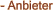 Anbieter